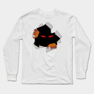 Scary Peekaboo Long Sleeve T-Shirt